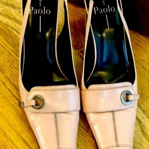 Paolo Milly Pink Sling-back heels size 8